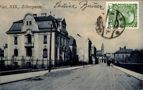 Ak Wien XIX., Silbergasse