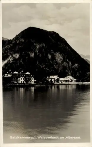 Ak Weißenbach am Attersee in Oberösterreich, Teilansicht
