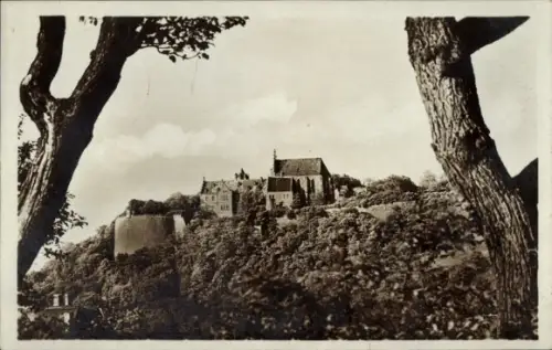 Ak Mansfeld im Harzvorland, Schloss Mansfeld