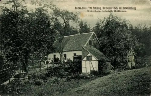 Ak Holthausen Hohenlimburg Hagen in Westfalen Ruhrgebiet, Kaffee-Haus Fritz Schilling, Holthauser