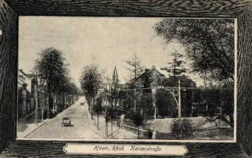 Passepartout Ak Haan im Rheinland, Kaiserstraße