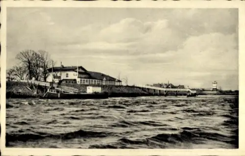 Ak Twielenfleth an der Elbe, Fischer's Fährhaus