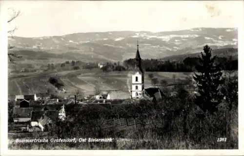 Ak Grafendorf bei Hartberg Steiermark, Teilansicht