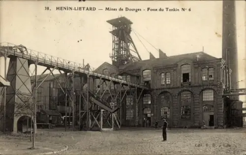 Ak Hénin Liétard Hénin Beaumont Pas de Calais, Dourges Mines, Tonkin Pit