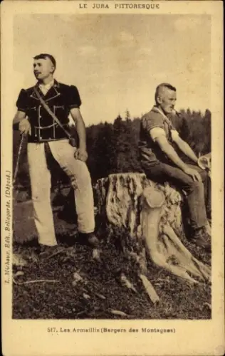 CPA Jura, Armaillis, Bergers des Montagnes