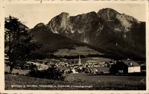 Ak Abtenau in Salzburg, Berglandschaft,  Schober, Trangstein, Tennengebirge
