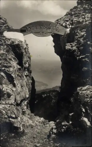 Ak Ried St. Wolfgang am Wolfgangsee Oberösterreich, Himmelspforte am Schafberg