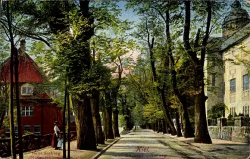 Ak Düsternbrook Kiel, Neue Seeburg Studentenheim, Düsternbrooker Weg, Kiel