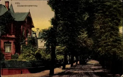 Ak Kiel in Schleswig Holstein, Düsternbrookerweg