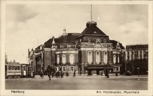 Ak Hamburg, Am Holstenplatz, Musikhalle
