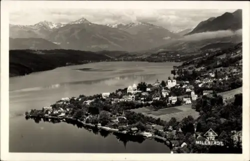 Ak Millstatt am See Kärnten, Luftbild