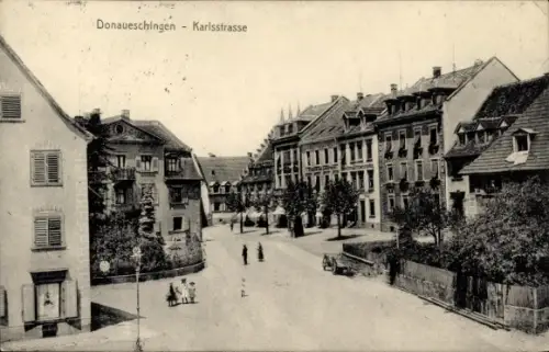 Ak Donaueschingen im Schwarzwald,  Karlsstrasse