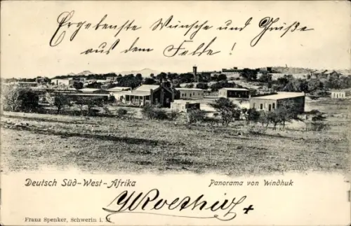 Ak Windhoek Windhuk Namibia Deutsch Südwestafrika, Panorama