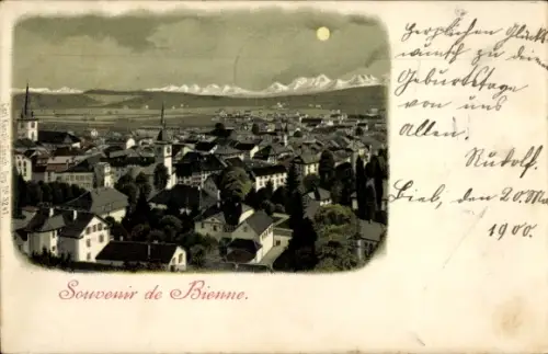 Litho Biel Bienne Kt. Bern, Gesamtansicht