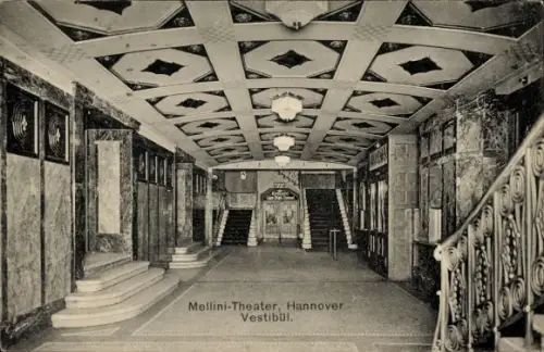 Ak Hannover, Vestibül vom Mellini Theater