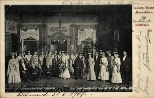 Ak Hannover, Deutsches Theater, Husarenfieber