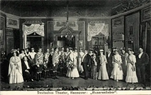 Ak Hannover, Deutsches Theater, Husarenfieber