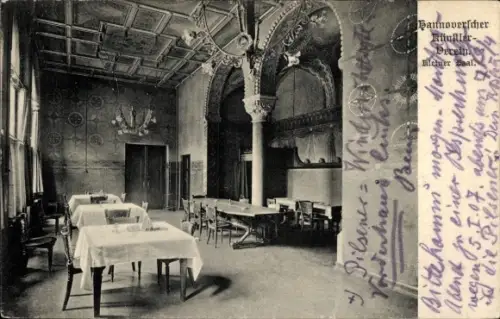 Ak Hannover, Künstlerverein, Speisesaal