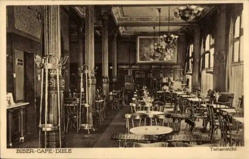 Ak Hannover, Biber Café Diele, Alte Cellerheerstraße 2