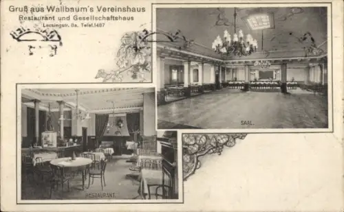 Passepartout Ak Hannover, Wallbaum's Vereinshaus, Restaurant und Gesellschaftshaus