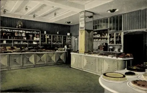 Ak Hannover, Hofkonditorei und Café Friedrich Kreipe, Bahnhofstrasse 12