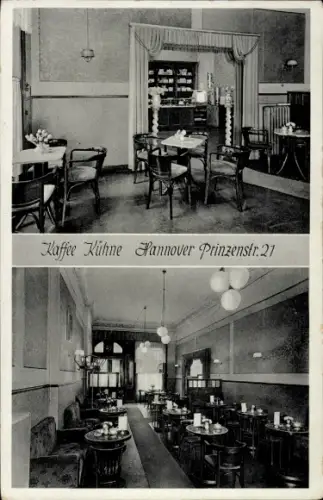 Ak Hannover in Niedersachsen, Kaffee Kühne, Prinzenstraße 21