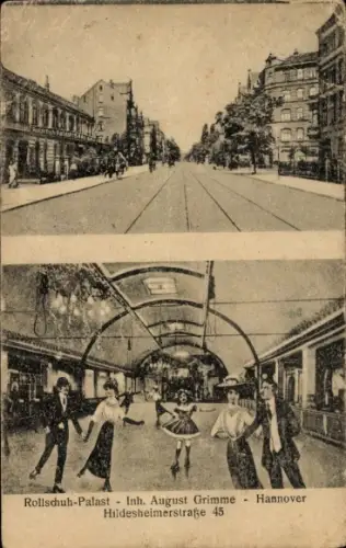 Ak Hannover Südstadt, Rollschuh-Palast, Hildesheimer Straße 45