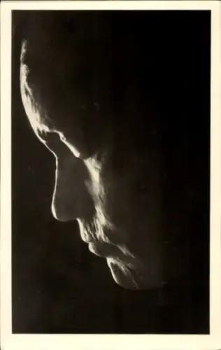 Foto Ak Beethoven Totenmaske