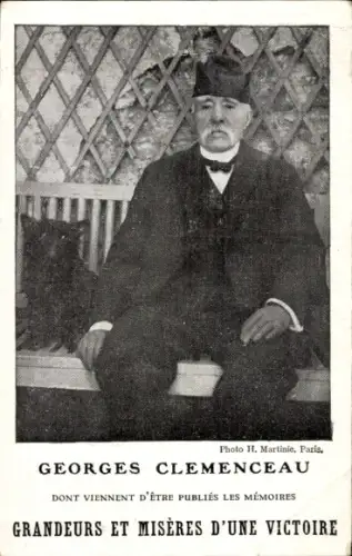 Ak Dresden Bühlau, Georges Clemenceau