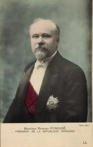 Ak Raymond Poincaré, Präsident der französischen Republik