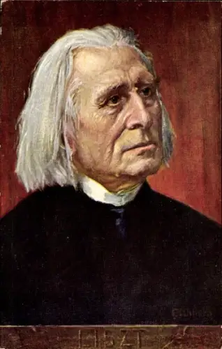Künstler Ak Eichhorn, Komponist Franz Liszt, Liszt Ferencz, Portrait
