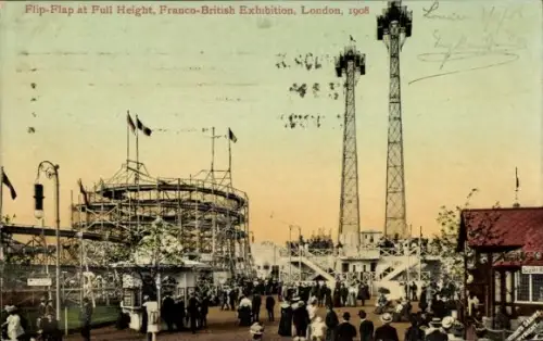 PC Flip-Flap at Full Height, Franco-British Exhibition, London, 1908