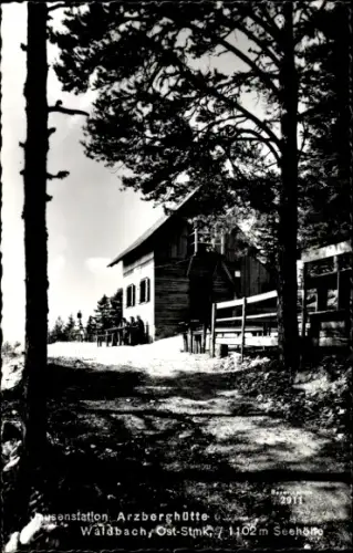 Ak Waldbach Steiermark, Arzberghütte