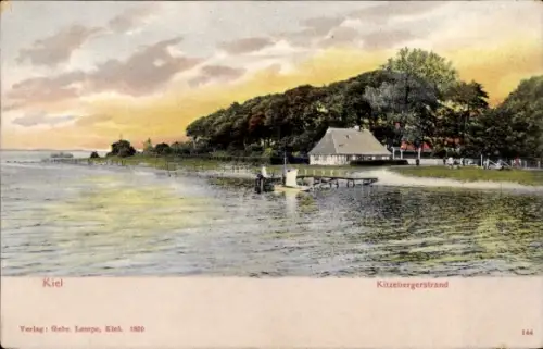 Ak Schilksee Kiel,  Kitzebergerstrand, Verlag Gebr. Lempe, Nr. 144