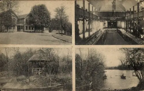 Ak Hamburg Wandsbek Rahlstedt Altrahlstedt, Altrahlstedter Park, See