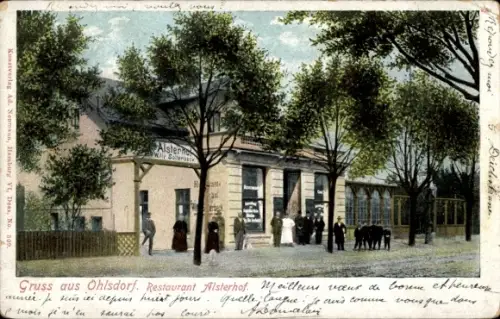 Ak Hamburg Ohlsdorf, Restaurant Alsterhof