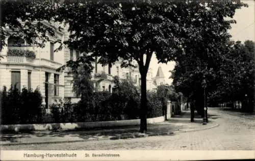 Ak Hamburg Eimsbüttel Harvestehude, St. Benediktstraße