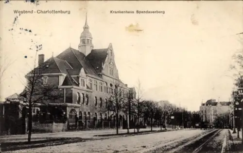 Ak Berlin Charlottenburg Westend, Krankenhaus Spandauerberg