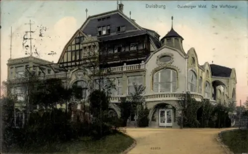 Ak Duisburg im Ruhrgebiet, Duisburger Wald, Wolfsburg