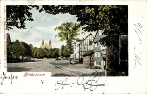 Ak Hilchenbach in Westfalen, Straßenpartie