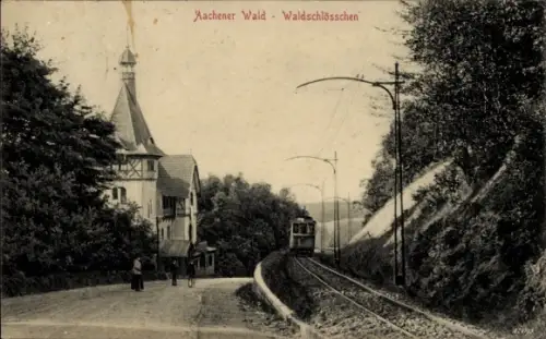 Ak Forst Aachen, Aachender Wald, Waldschlösschen