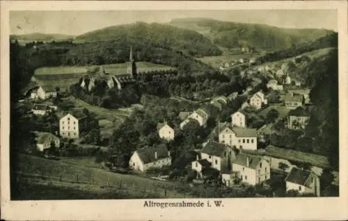 Ak Altroggenrahmede Altena in Westfalen, Panorama