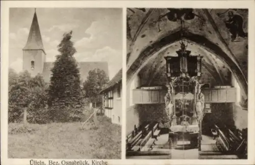 Ak Ueffeln Bramsche in Niedersachsen, Kirche