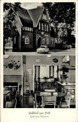 Ak Uetze in Niedersachsen, Gasthof zur Post