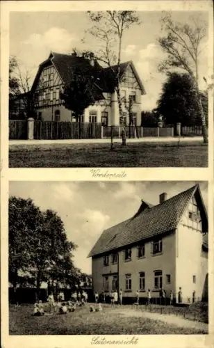 Ak Hambühren in Niedersachsen, Landheim Sophienschule  Vorderseite, Seitenansicht
