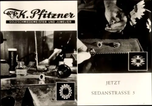 Ak Lehrte in Niedersachsen, K. Pfitzner, Goldschmiedemeister und Juwelier, Sedanstraße 5