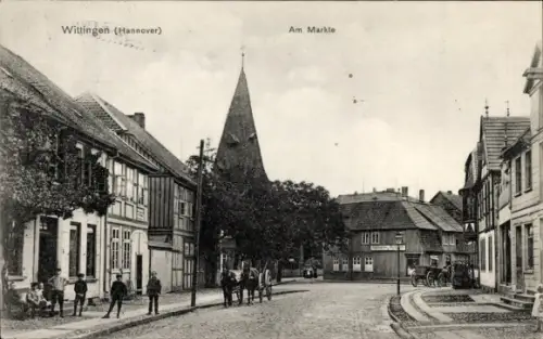 Ak Wittingen in Niedersachsen, am Markt