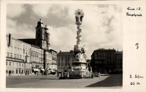 Ak Linz Oberösterreich, Hauptplatz, K. Defner OÖ 34
