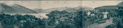 Klapp Ak Spiez am Thuner See Kt. Bern, Panorama