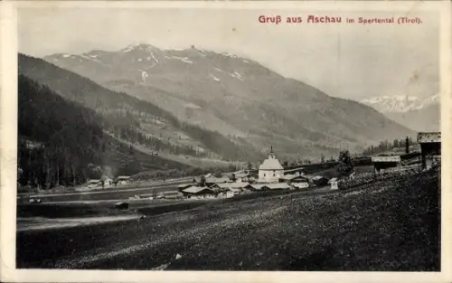 Ak Aschau im Zillertal Tirol, Panorama